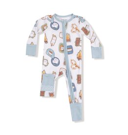 Angel Dear Smores 2 Way Zipper Romper