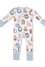 Angel Dear Smores 2 Way Zipper Romper