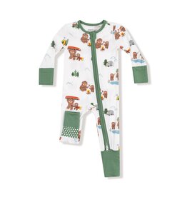 Angel Dear Bigfoot Camping 2 Way Zipper Romper