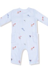 Angel Dear Fly Fishing Lures Uni Romper Blue