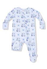 Angel Dear Lil Bro 2 Way Zipper Footie Lt Blue