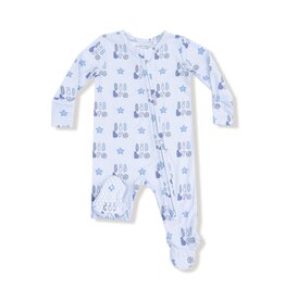 Angel Dear Lil Bro 2 Way Zipper Footie Lt Blue