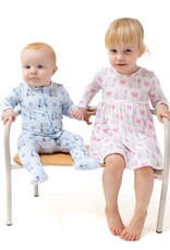 Angel Dear Lil Bro 2 Way Zipper Footie Lt Blue