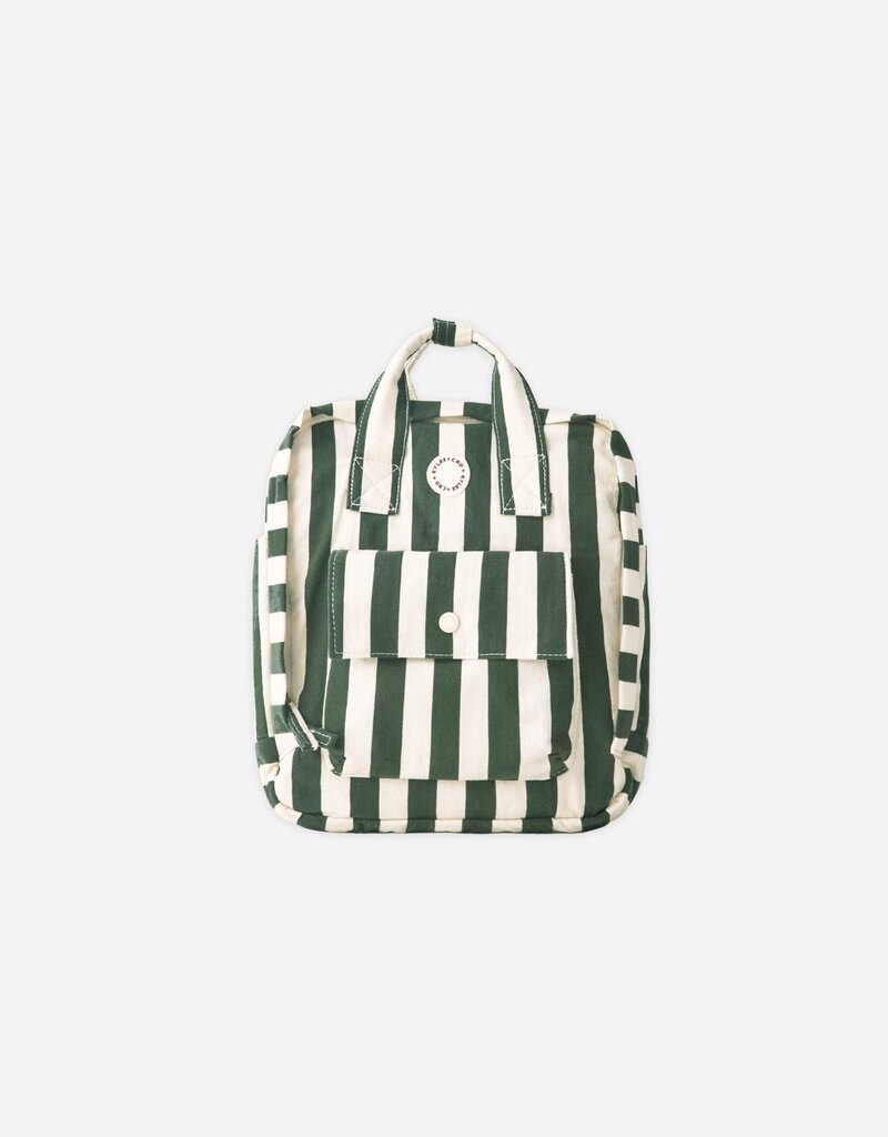 Rylee + Cru Inc. MINI BACKPACK GREEN STRIPE