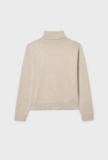 Mayoral Knit Turtleneck Sand