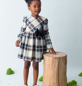 Mayoral Navy Plaid Dress