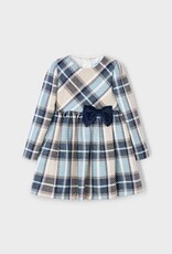 Mayoral Navy Plaid Dress