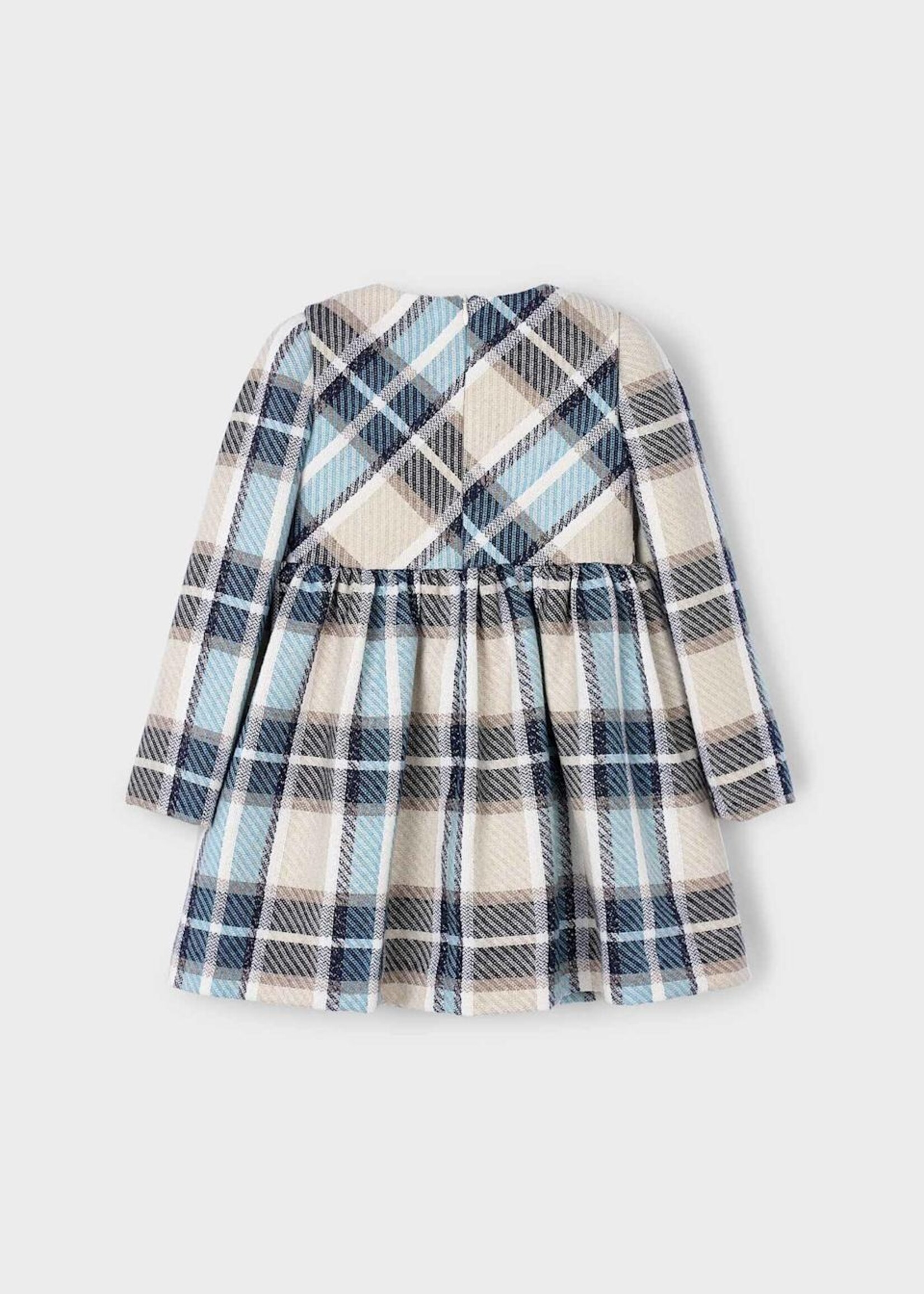 Mayoral Navy Plaid Dress