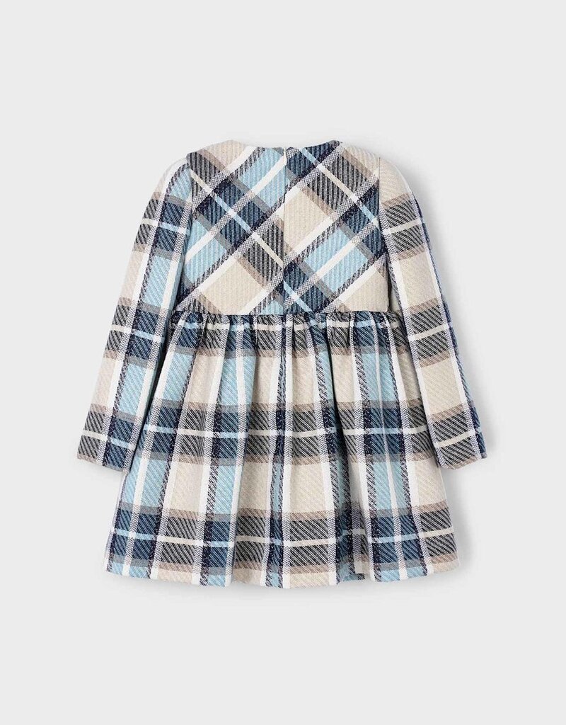 Mayoral Navy Plaid Dress