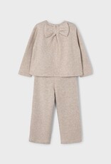 Mayoral Knit Pant Set Toffee