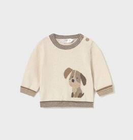 Mayoral Tan Sweater w/Puppy