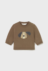 Mayoral Brown Pullover w/Puppy Applique