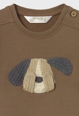 Mayoral Brown Pullover w/Puppy Applique