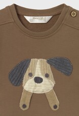 Mayoral Brown Pullover w/Puppy Applique
