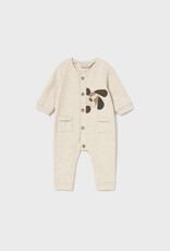 Mayoral Tan Romper w/Puppy