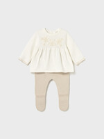 Mayoral Knit Top w/Rose Legging