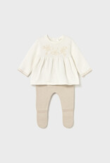 Mayoral Knit Top w/Rose Legging