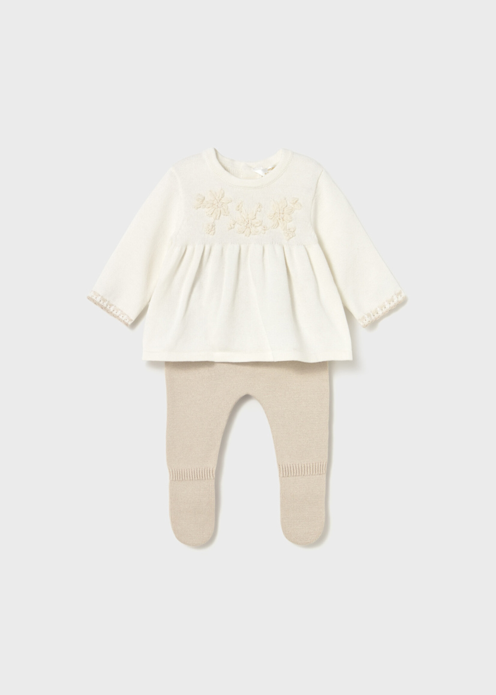 Mayoral Knit Top w/Rose Legging