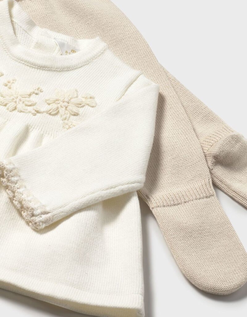 Mayoral Knit Top w/Rose Legging