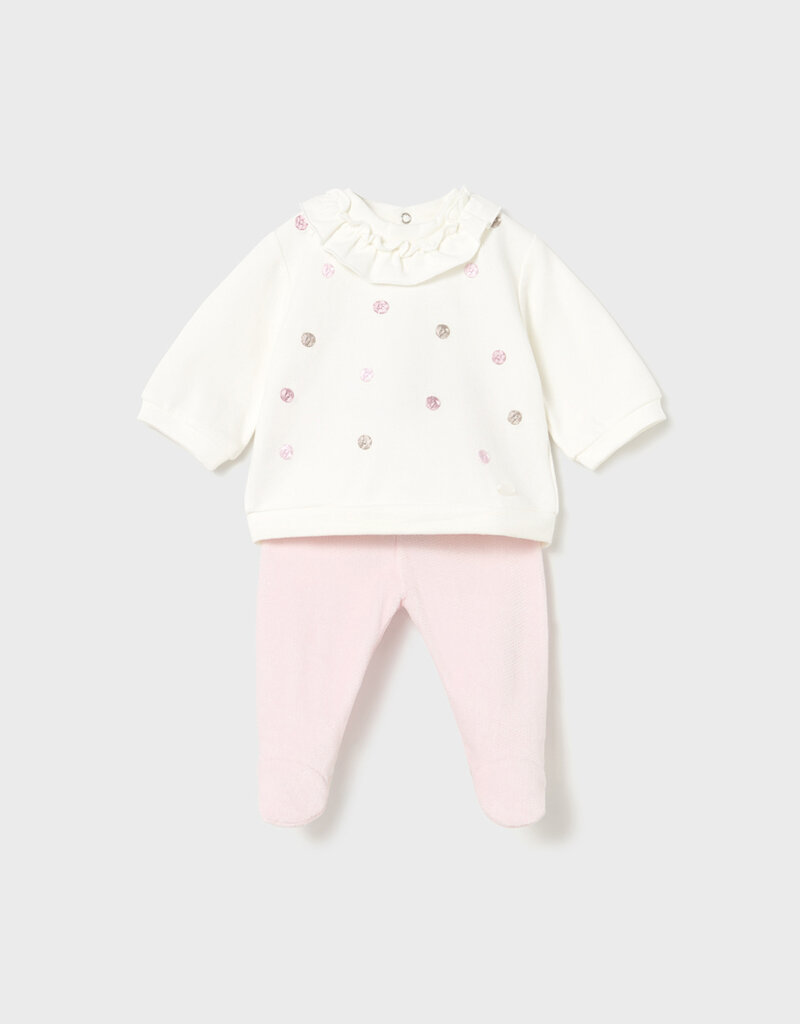 Mayoral Baby Rose Top Leggings Set