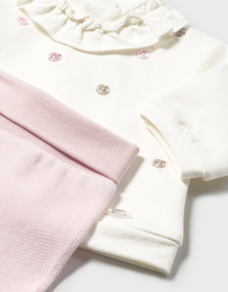 Mayoral Baby Rose Top Leggings Set