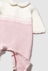 Mayoral Crystal Pink Tricot Romper