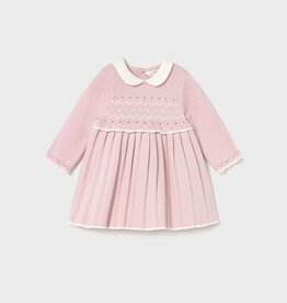 Mayoral Crystal Pink Knit Dress