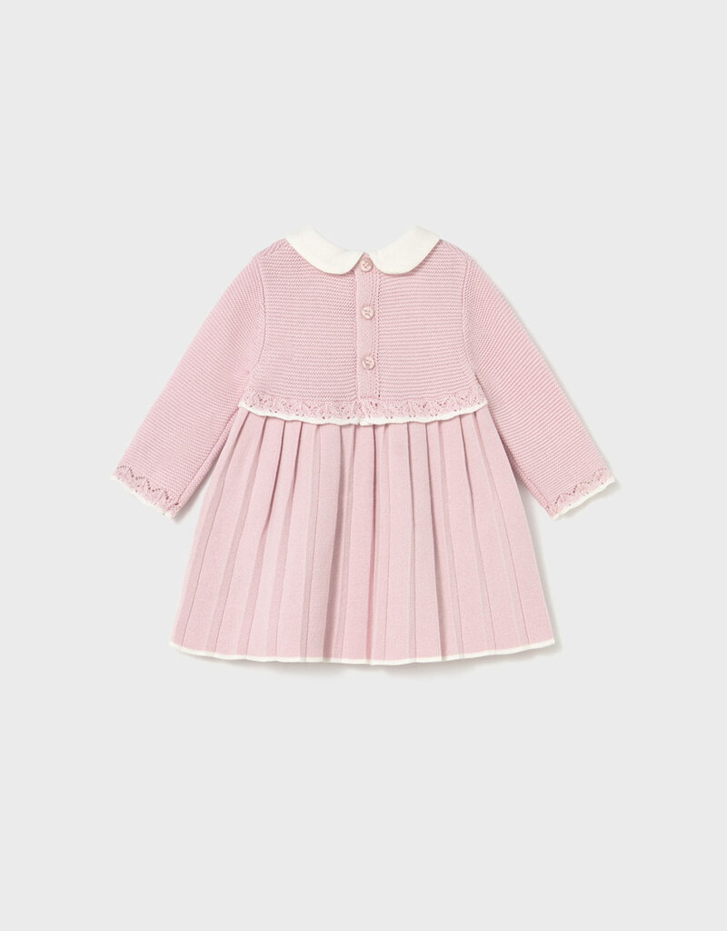 Mayoral Crystal Pink Knit Dress