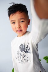 Mayoral L/S Cream Tee w/Dino Print