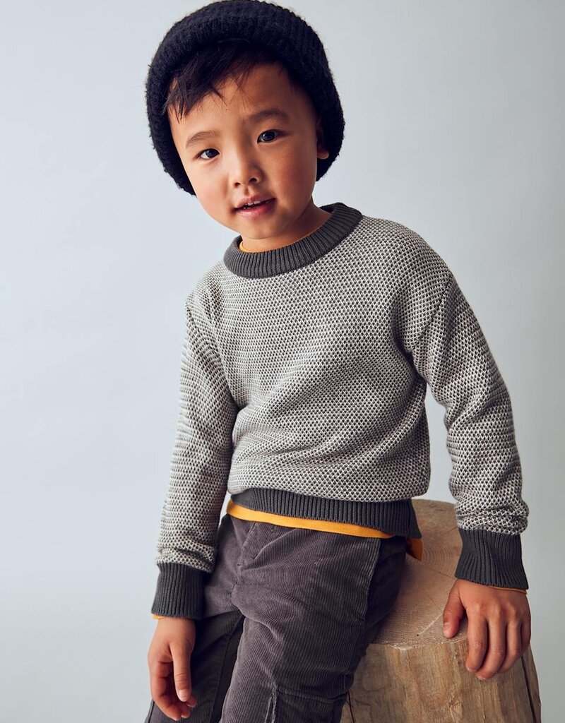 Mayoral Blackboard Textured Sweater