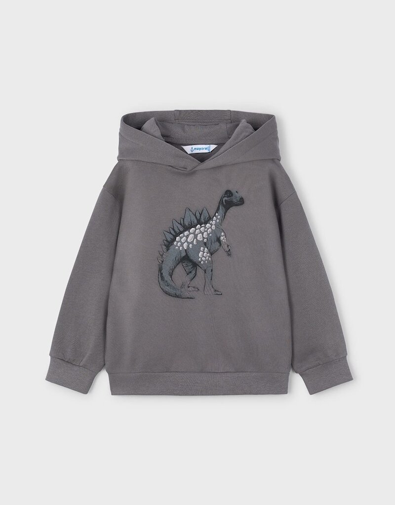 Mayoral Dino Emboss Hooded Pullover