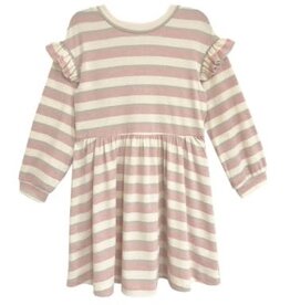 Mabel and Honey CANDY STRIPE DRESS PINK