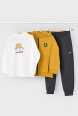 Mayoral Printed 3pc Tracksuit Mustard