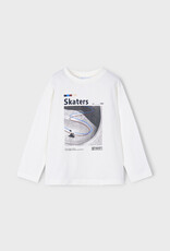 Mayoral Skater L/S Tee Cream or Navy