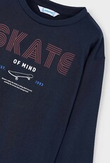 Mayoral Skater L/S Tee Cream or Navy