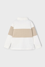 Mayoral L/S Cream Khaki Polo w/Pocket