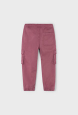 Mayoral Soft Cargo Pants Eggplant