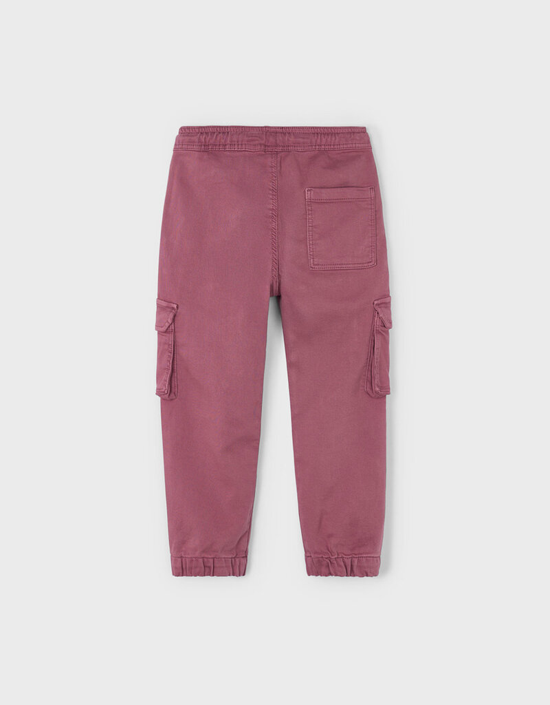 Mayoral Soft Cargo Pants Eggplant