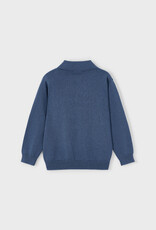 Mayoral L/S Knit Polo Steel