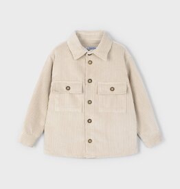 Mayoral Cream Corduroy Overshirt
