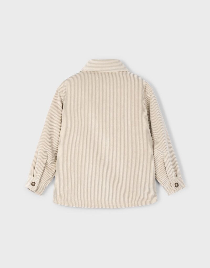 Mayoral Cream Corduroy Overshirt