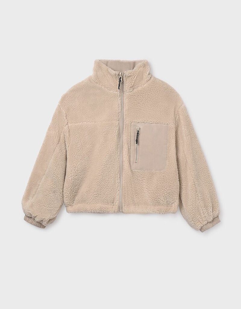Mayoral Sherpa Sand Reversable Coat