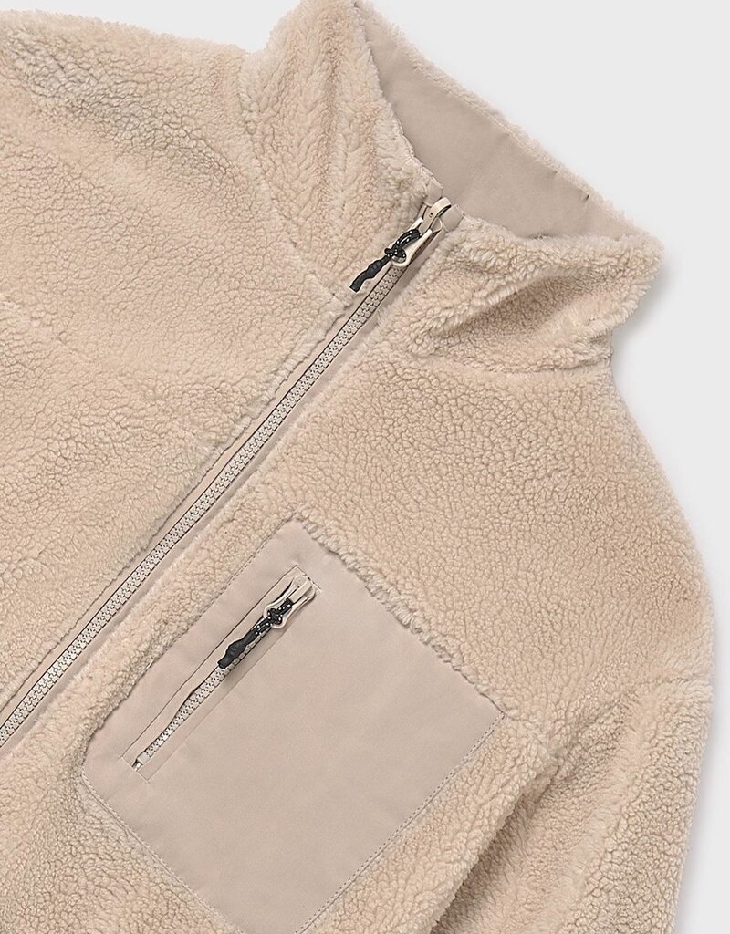 Mayoral Sherpa Sand Reversable Coat