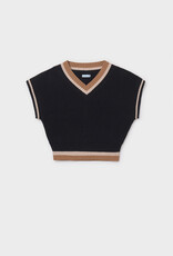 Mayoral Knit Vest Black