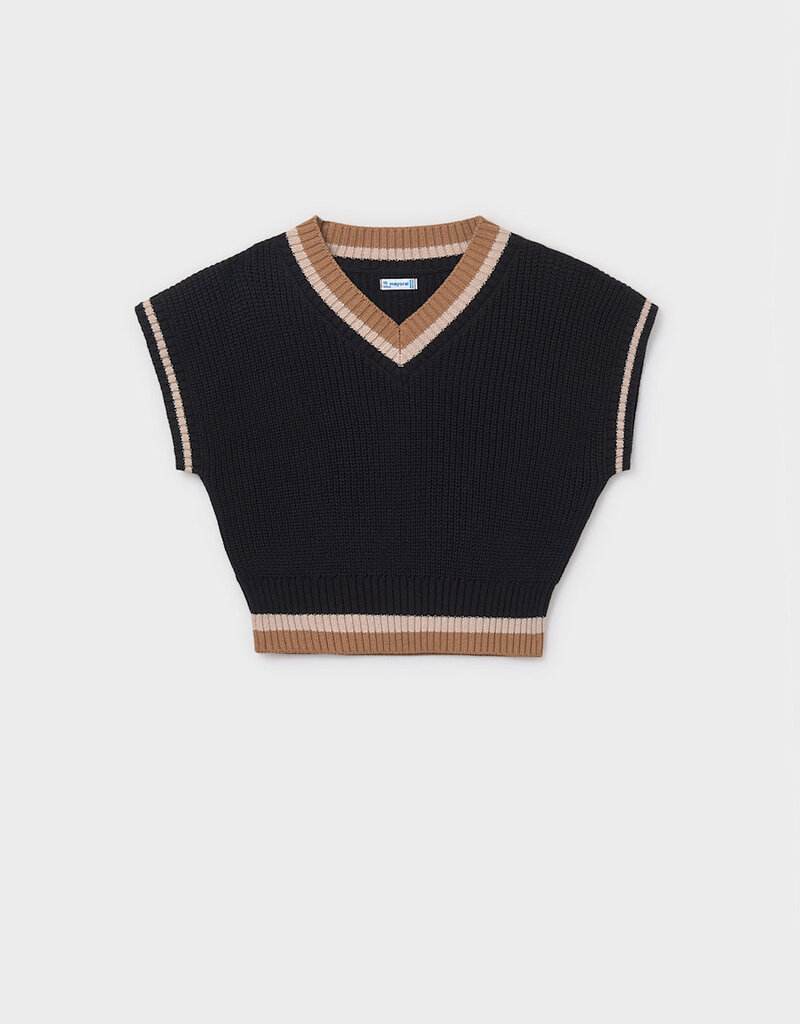 Mayoral Knit Vest Black