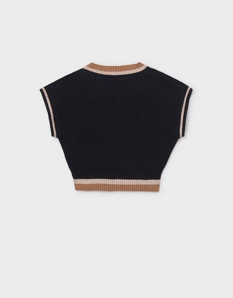 Mayoral Knit Vest Black
