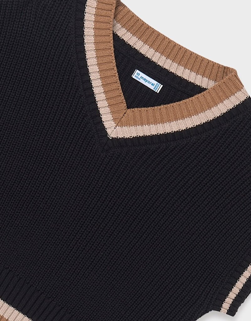 Mayoral Knit Vest Black
