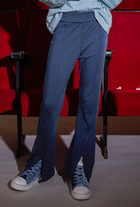 Mayoral Turned Waistband Flared Leggings Navy