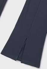 Mayoral Turned Waistband Flared Leggings Navy