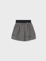 Mayoral SALE. Black Check Adjustable Waist Skirt